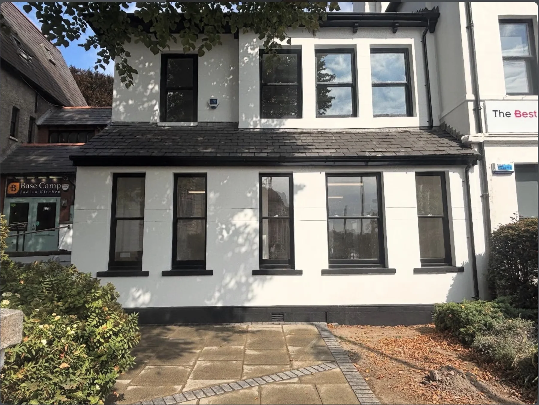 Completed external rendering project in Cardiff